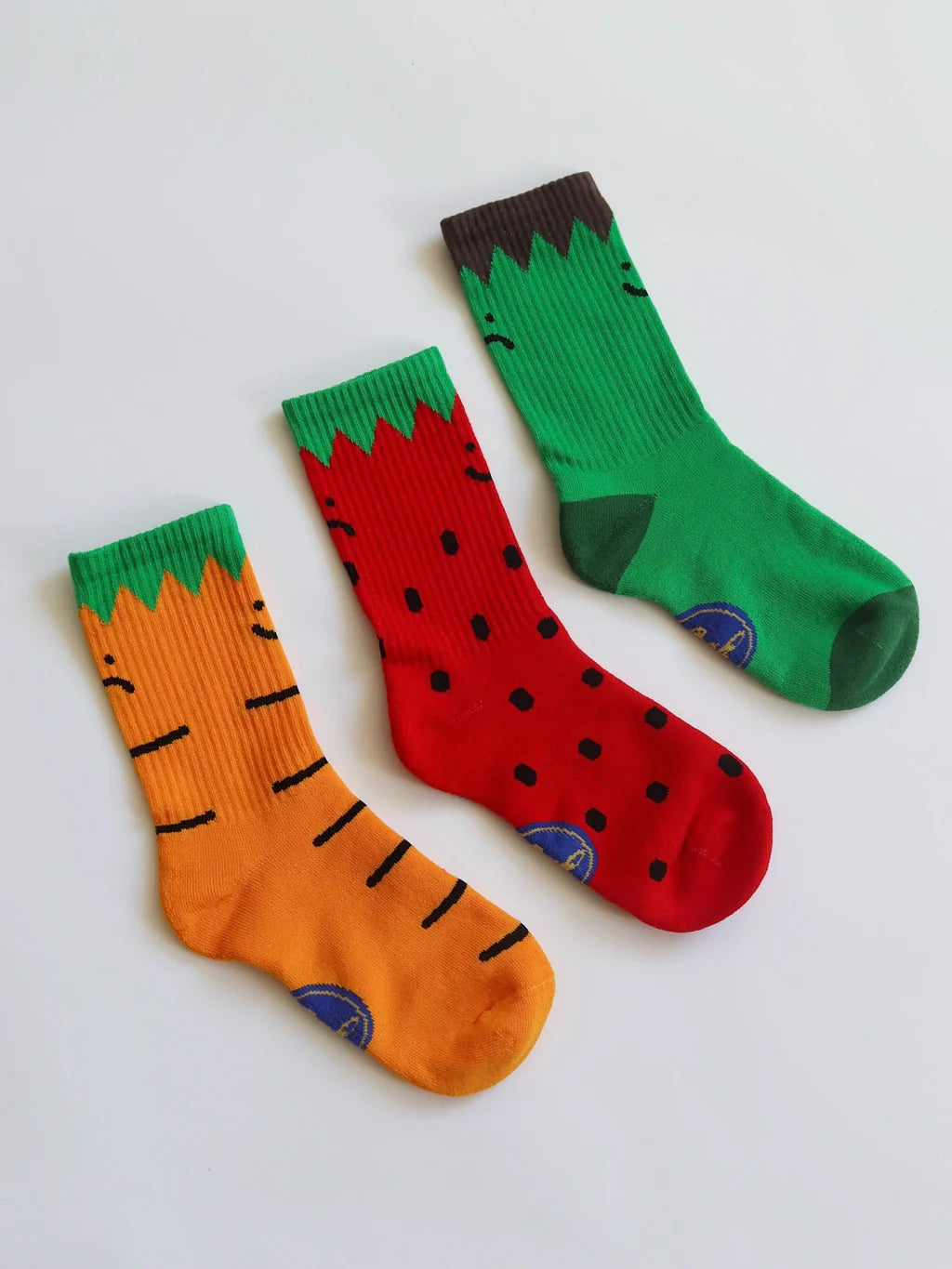 Happy Sad Fruit And Veg Socks