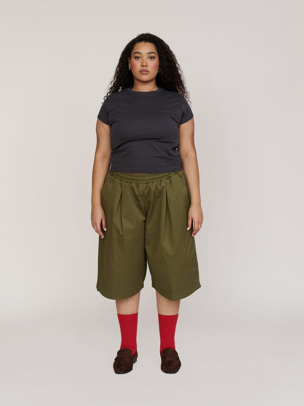 Drawcord Balloon Shorts