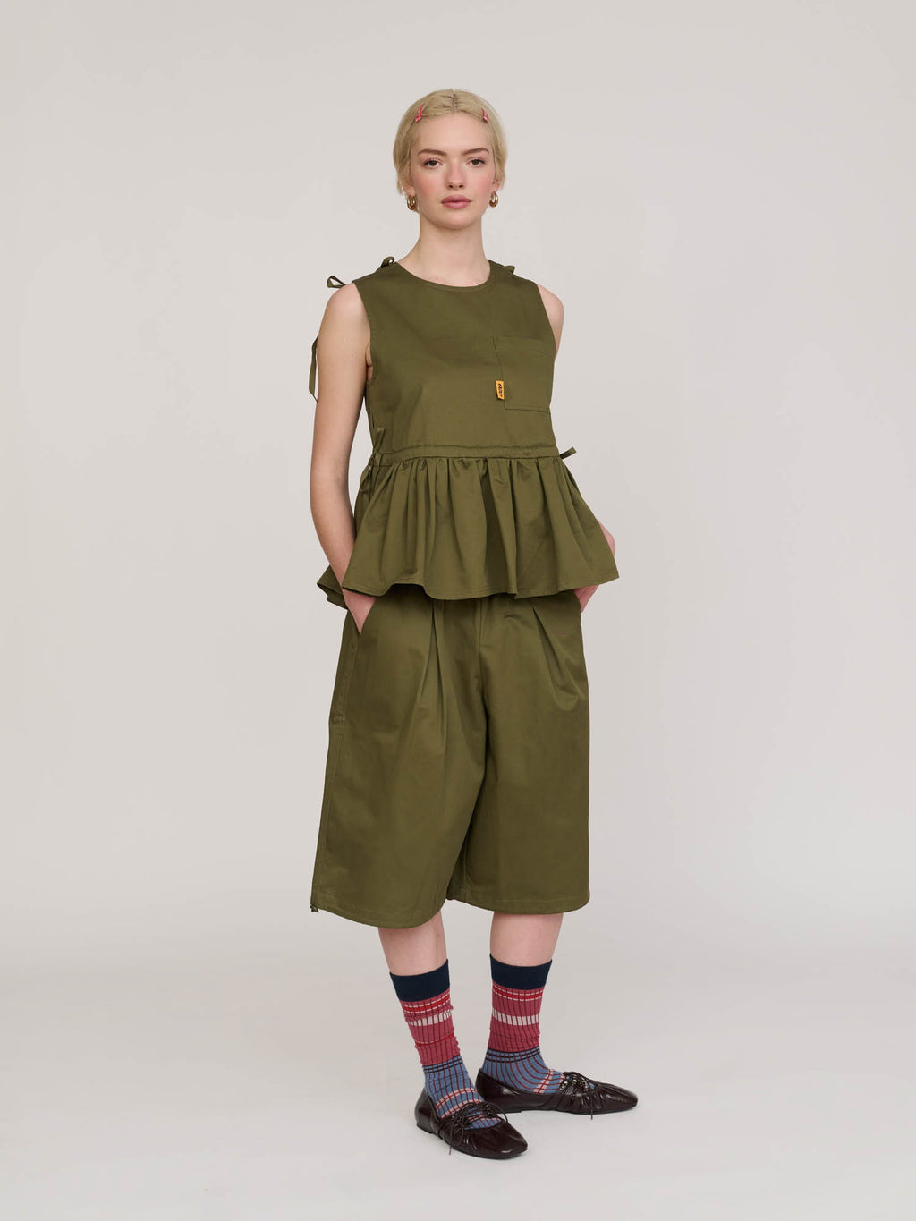 Drawcord Balloon Shorts