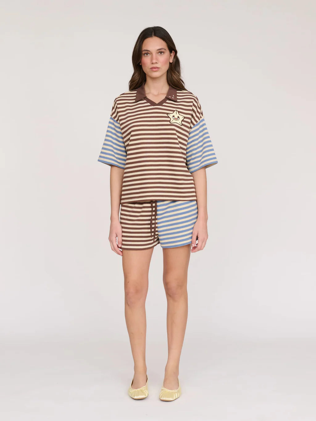 Mixed Stripe Shorts