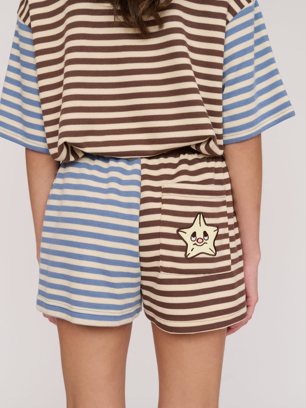 Mixed Stripe Shorts