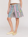 Camp Out Stripe Cargo Shorts