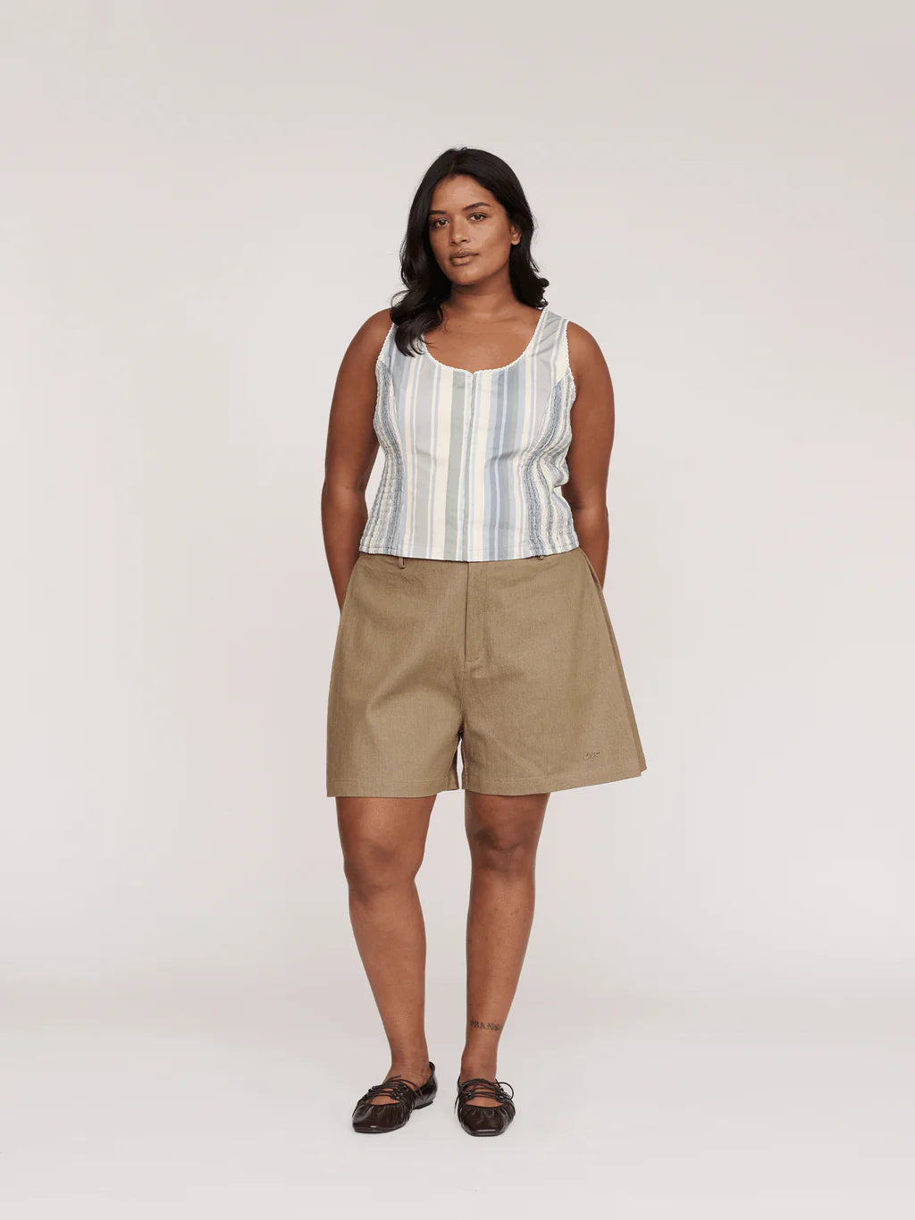 Box Pleats Shorts