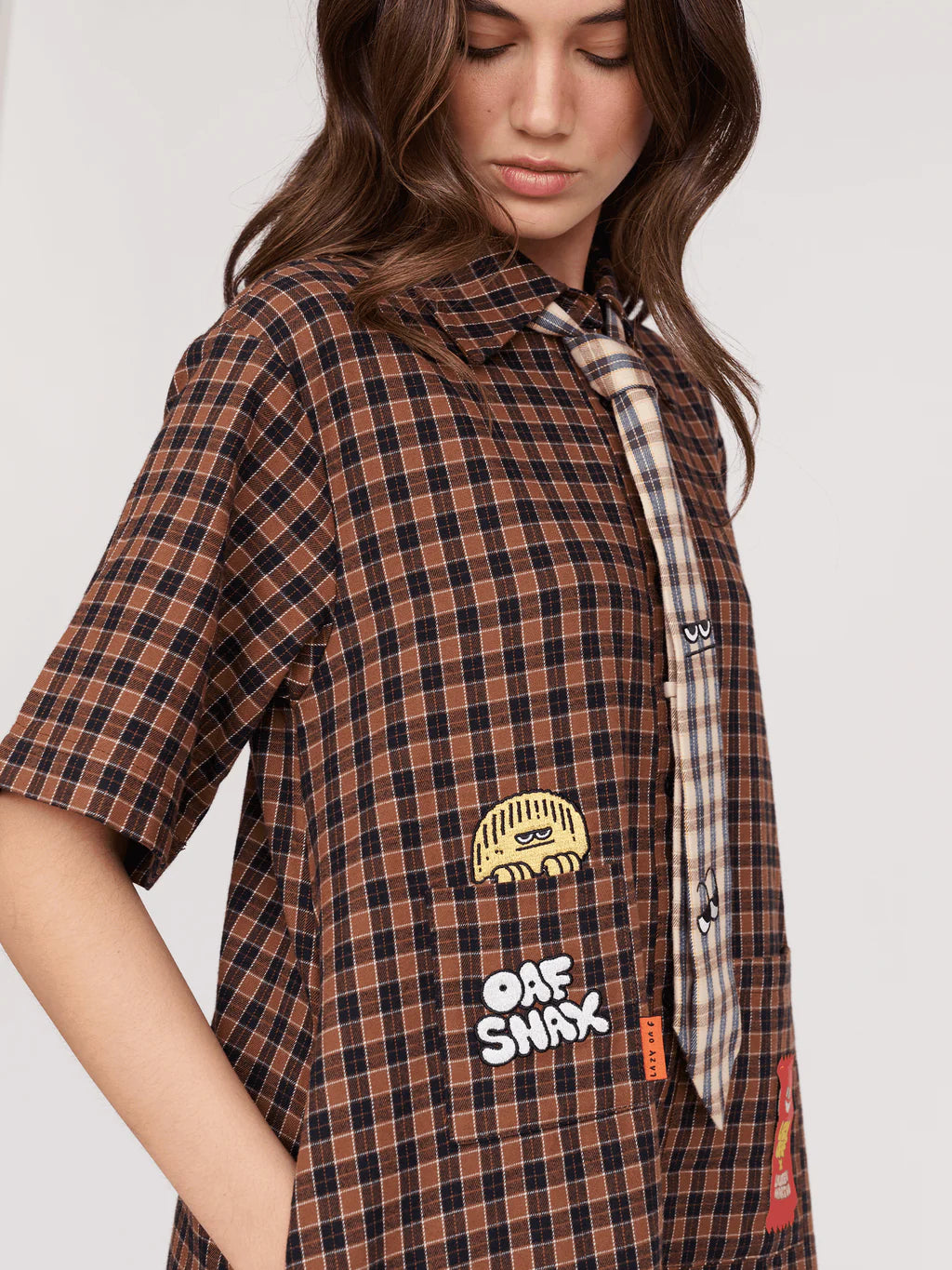 LO x Lauren Martin Oaf Snax Tie Dress