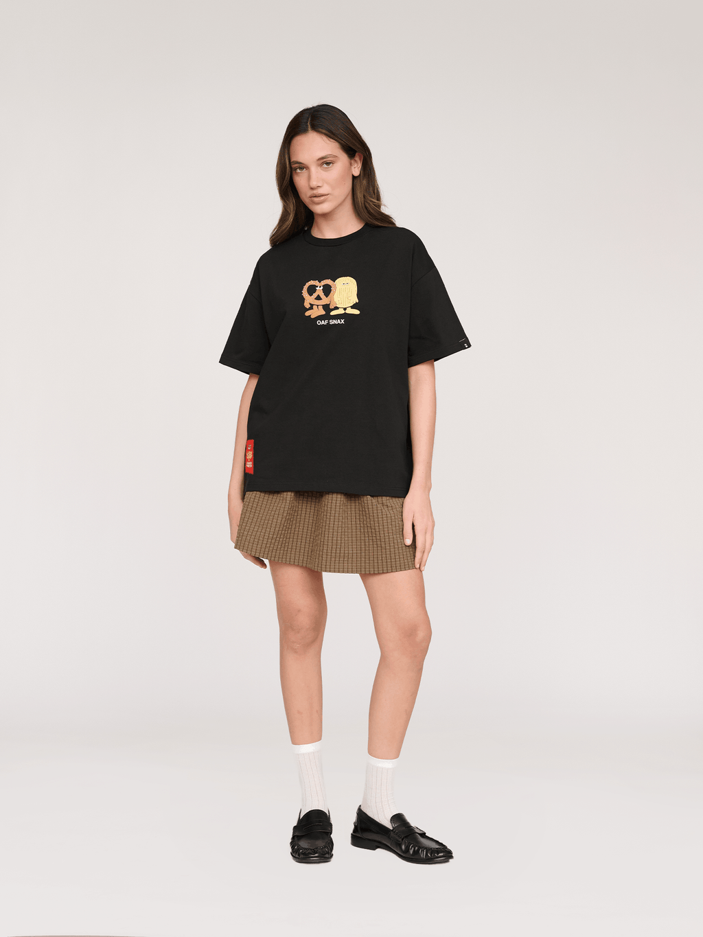 LO x Lauren Martin Oaf Snax Black T-shirt