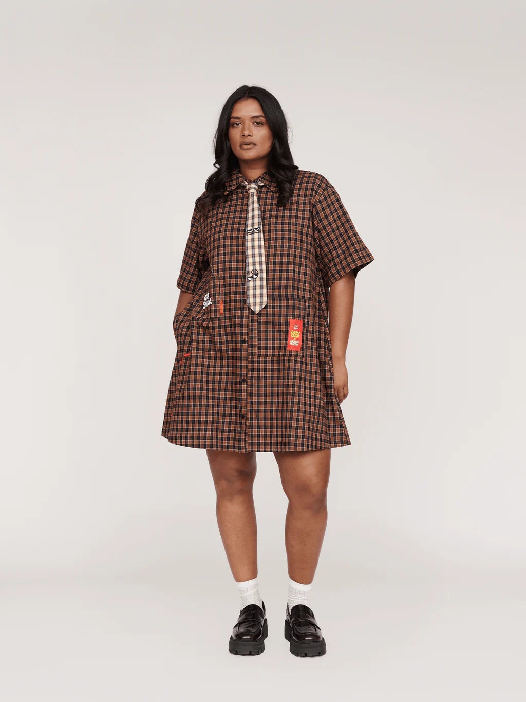 LO x Lauren Martin Oaf Snax Tie Dress