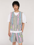 Camp Out Stripe Gilet