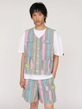 Camp Out Stripe Gilet