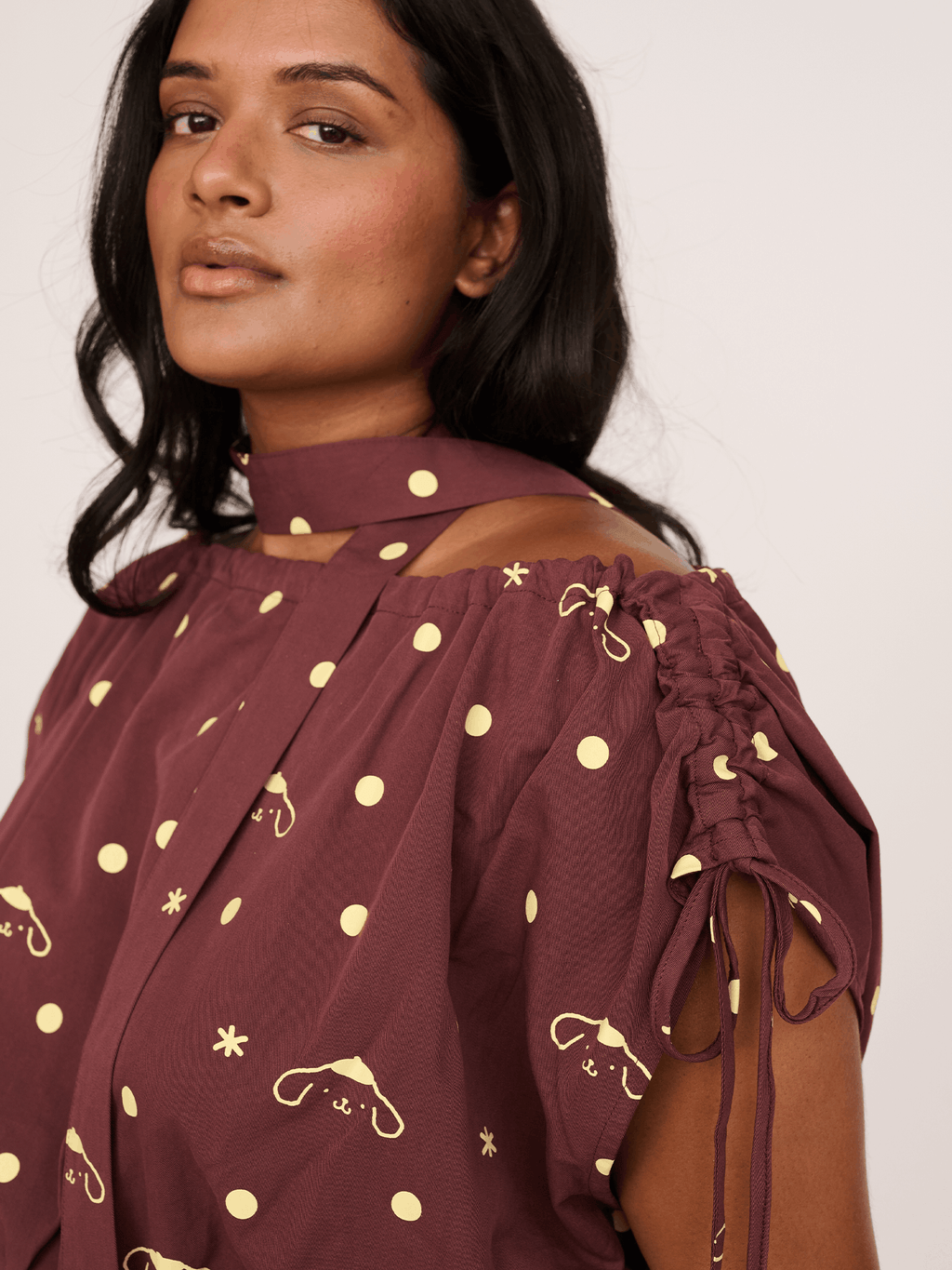 Pompompurin Polka Dot Top - PRE-ORDER SHIPS MID AUGUST