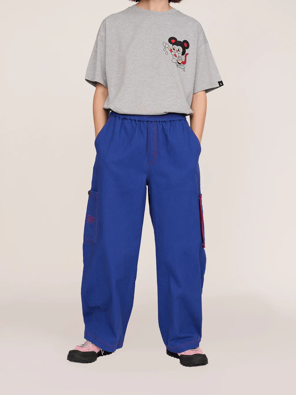 Bev Utility Barrel Trousers - Shipping From 04/08