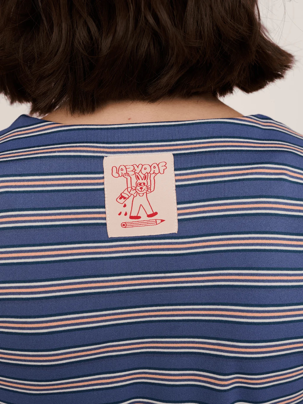 Asymmetric Button Stripe Top