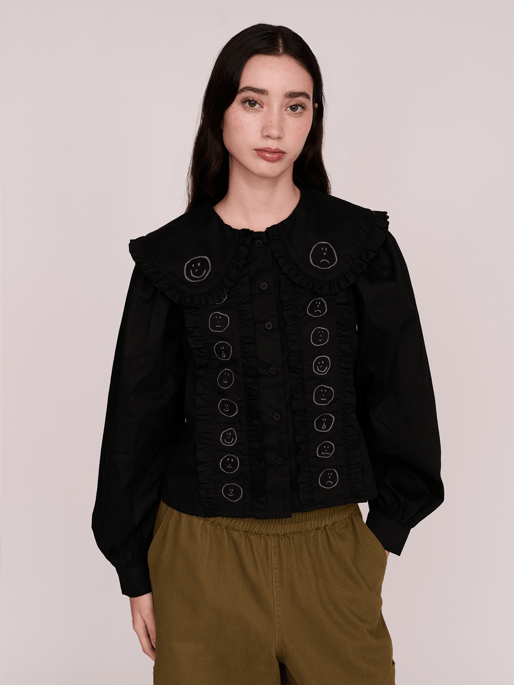 Emotions Embroidered Shirt
