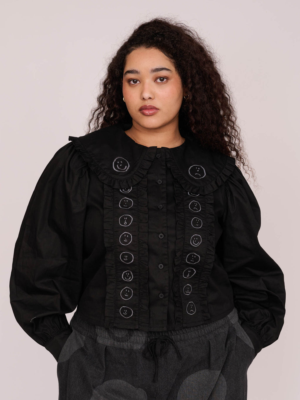 Emotions Embroidered Shirt