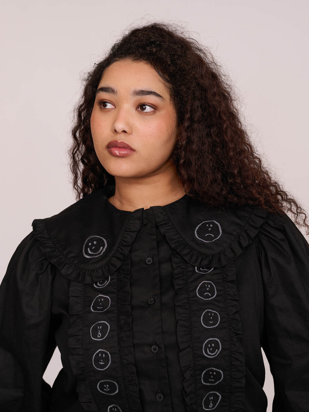 Emotions Embroidered Shirt