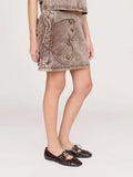 Butterflies Denim Skirt