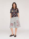 Creepy Friends Grey Marl Shorts
