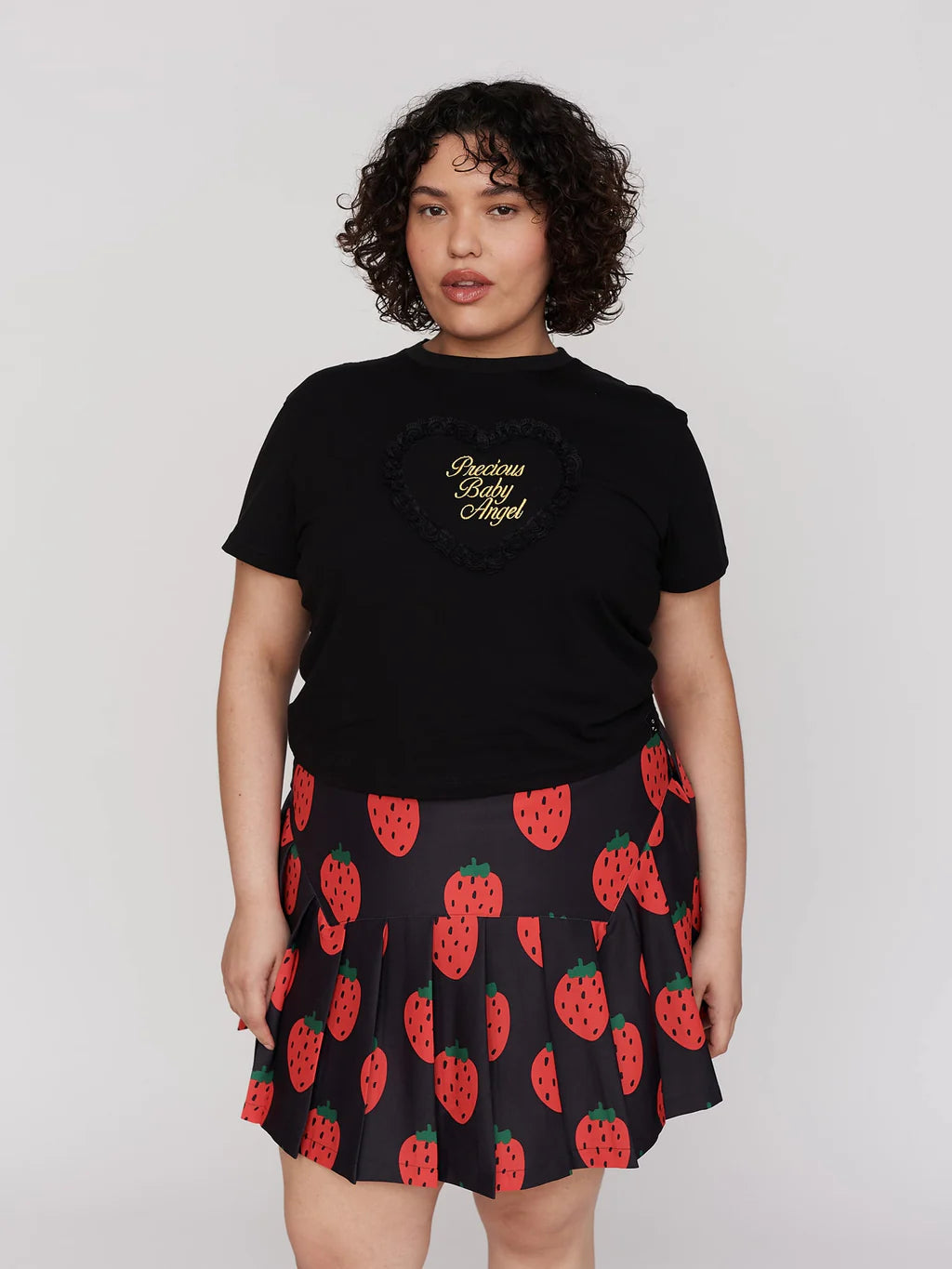 Black Precious Baby Angel Fitted Tee - PRE-ORDER