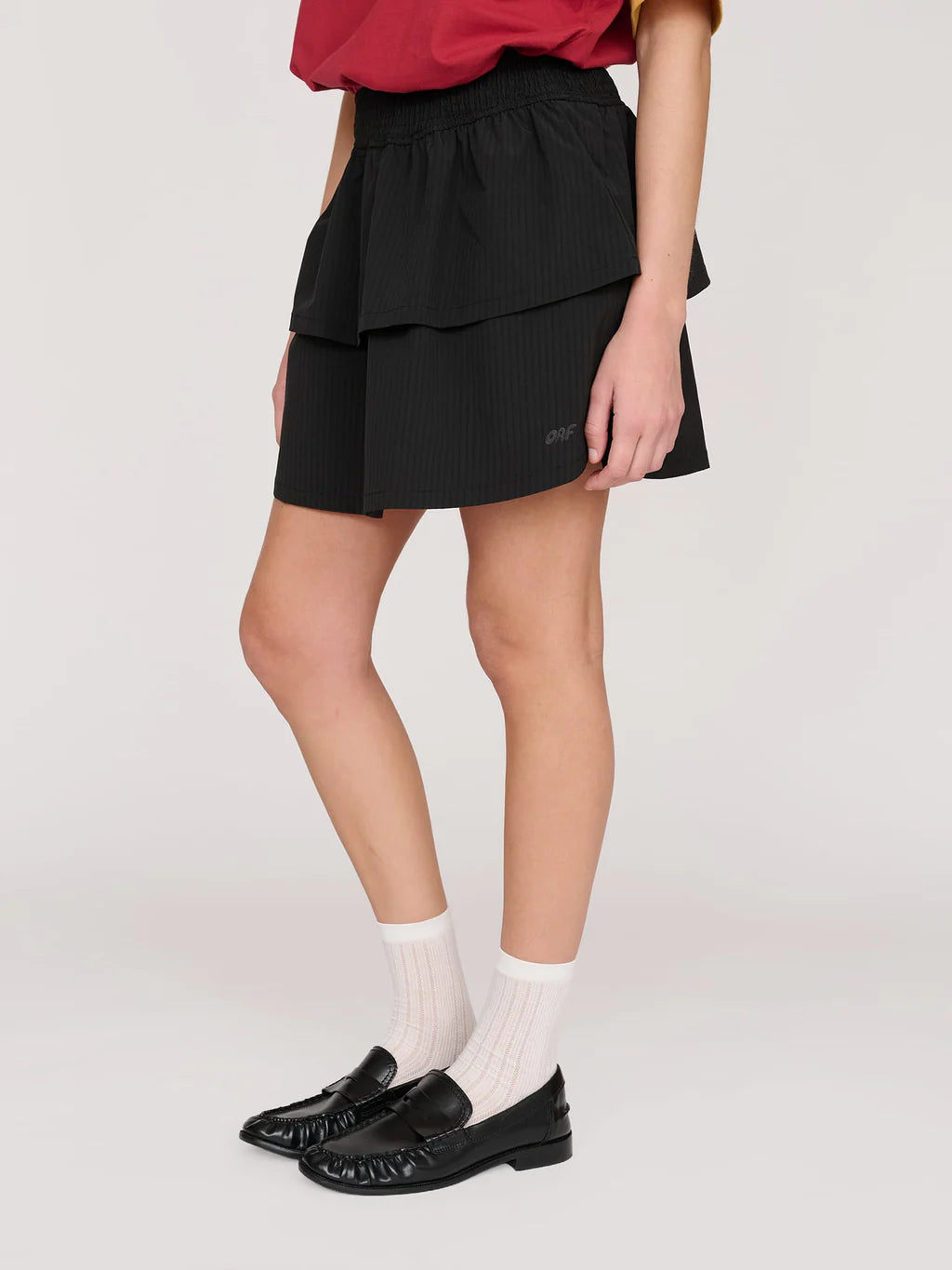 Double Tier Mini Skirt