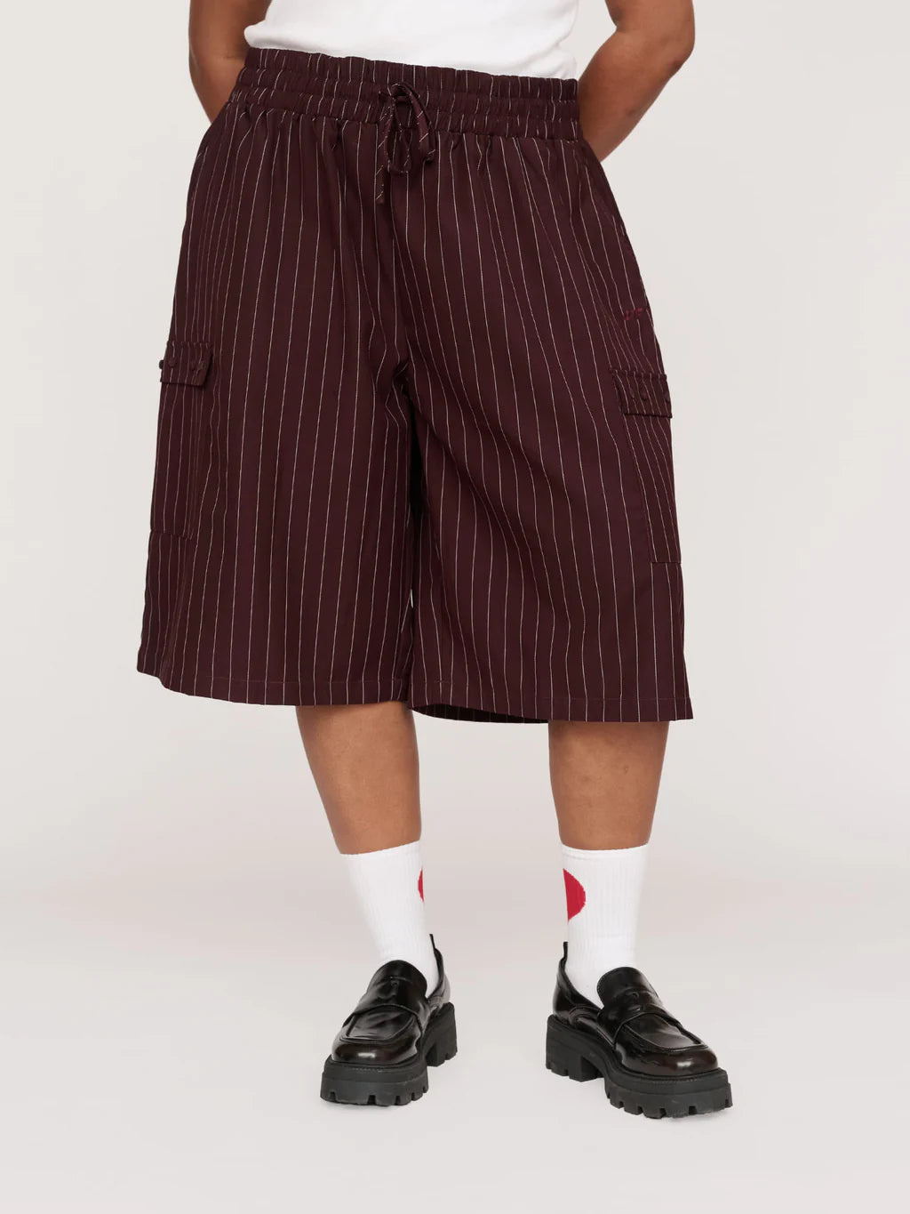 Seeing Double Pinstripe Shorts