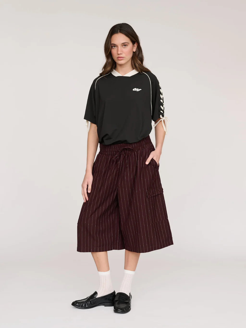 Seeing Double Pinstripe Shorts