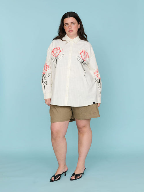 Coming Up Roses Long Sleeve Shirt