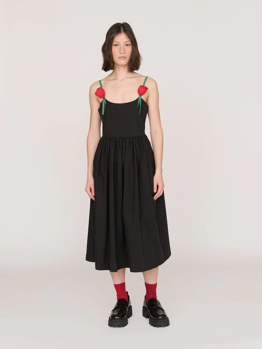 Tied In Bloom Midi Dress