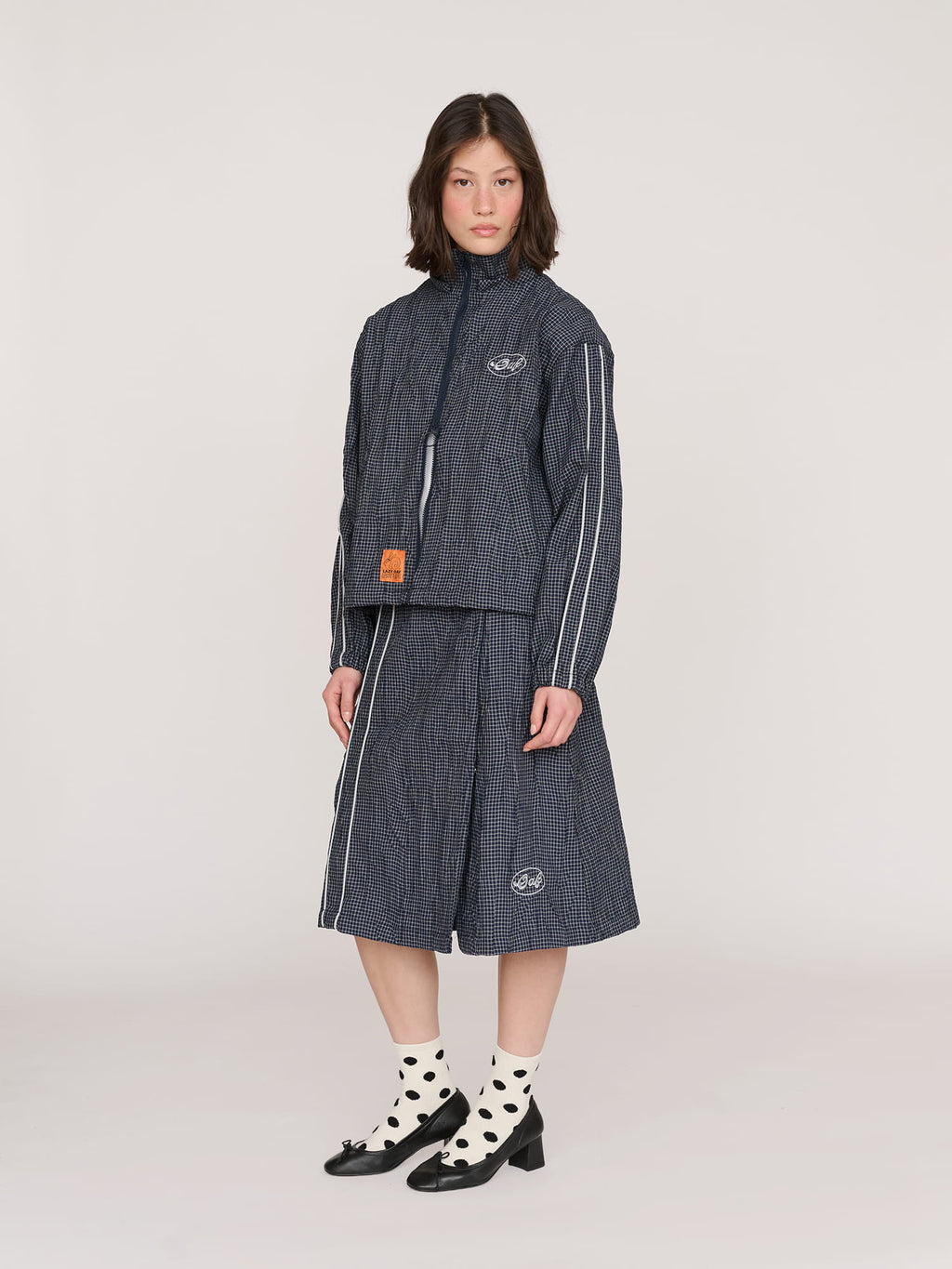 Racing Stripes Wrap Skirt