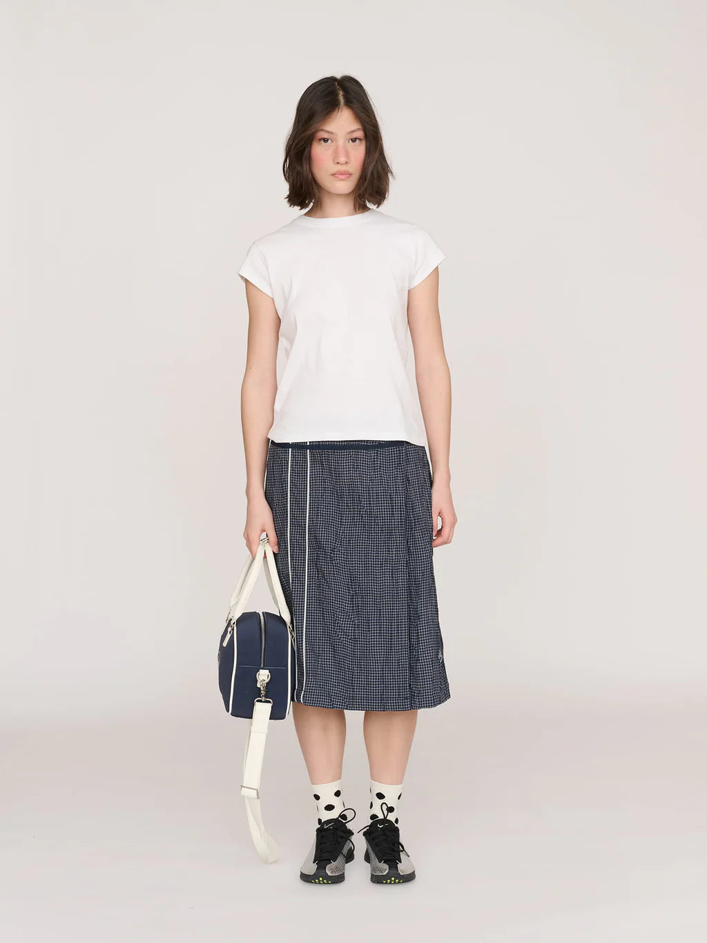 Racing Stripes Wrap Skirt