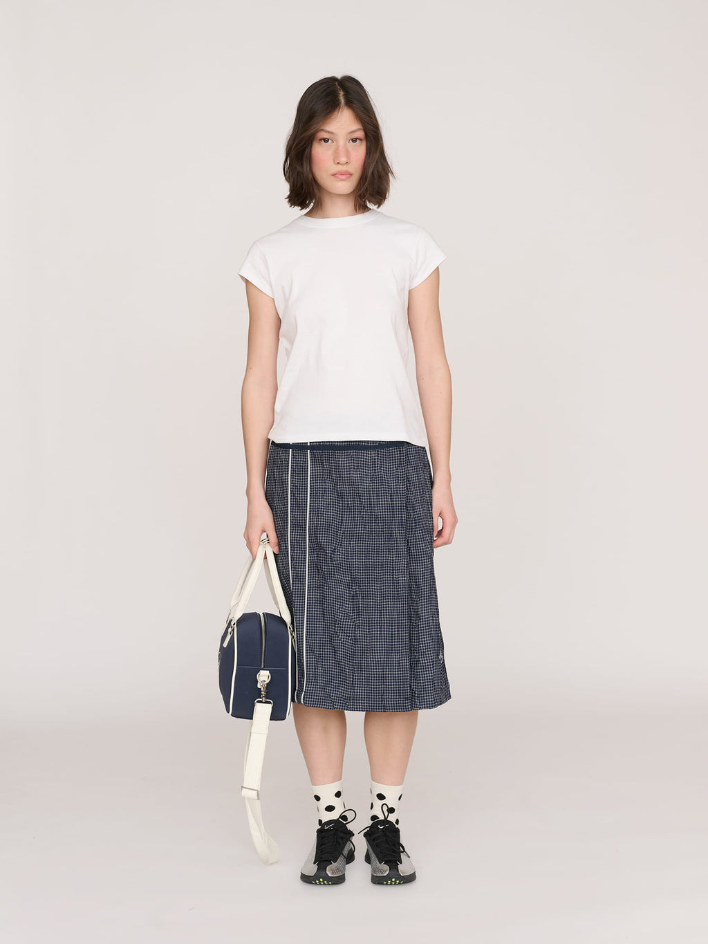 Racing Stripes Wrap Skirt