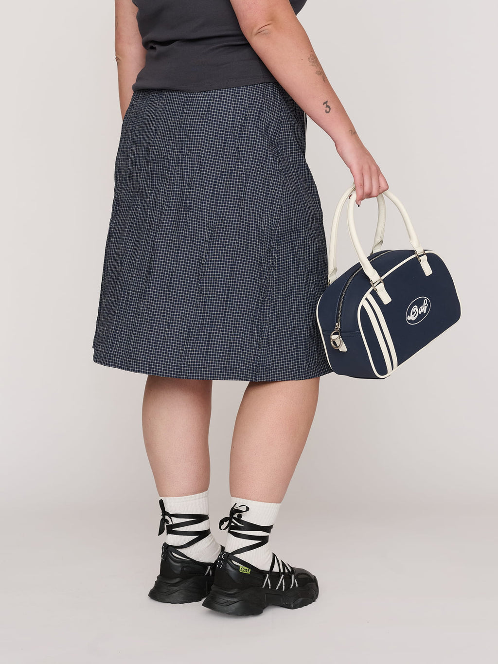 Racing Stripes Wrap Skirt