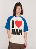 I Love Nan Raglan T-shirt