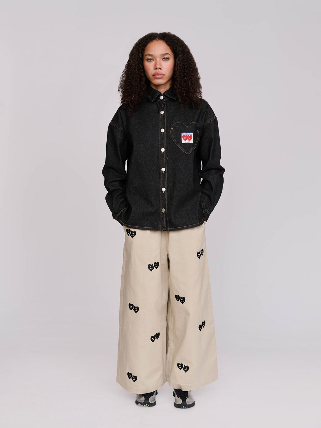 Heart Pocket Denim Shirt
