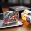 Metal   Dice   Card