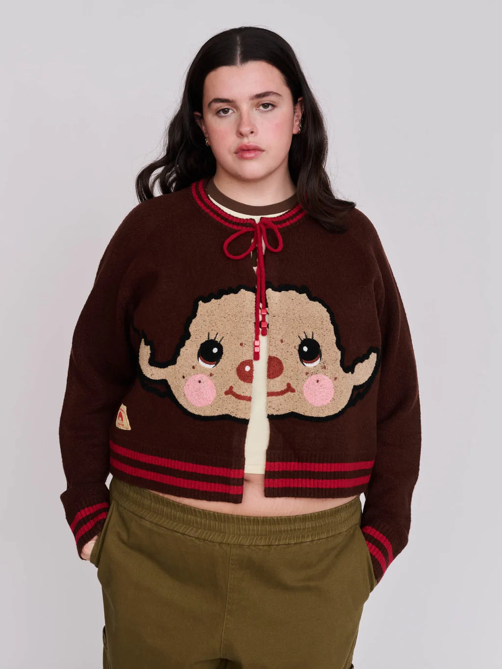 Monchhichi x Lazy Oaf Cardigan - PRE-ORDER