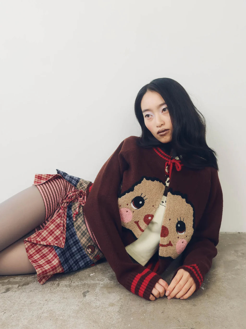 Monchhichi x Lazy Oaf Cardigan - PRE-ORDER