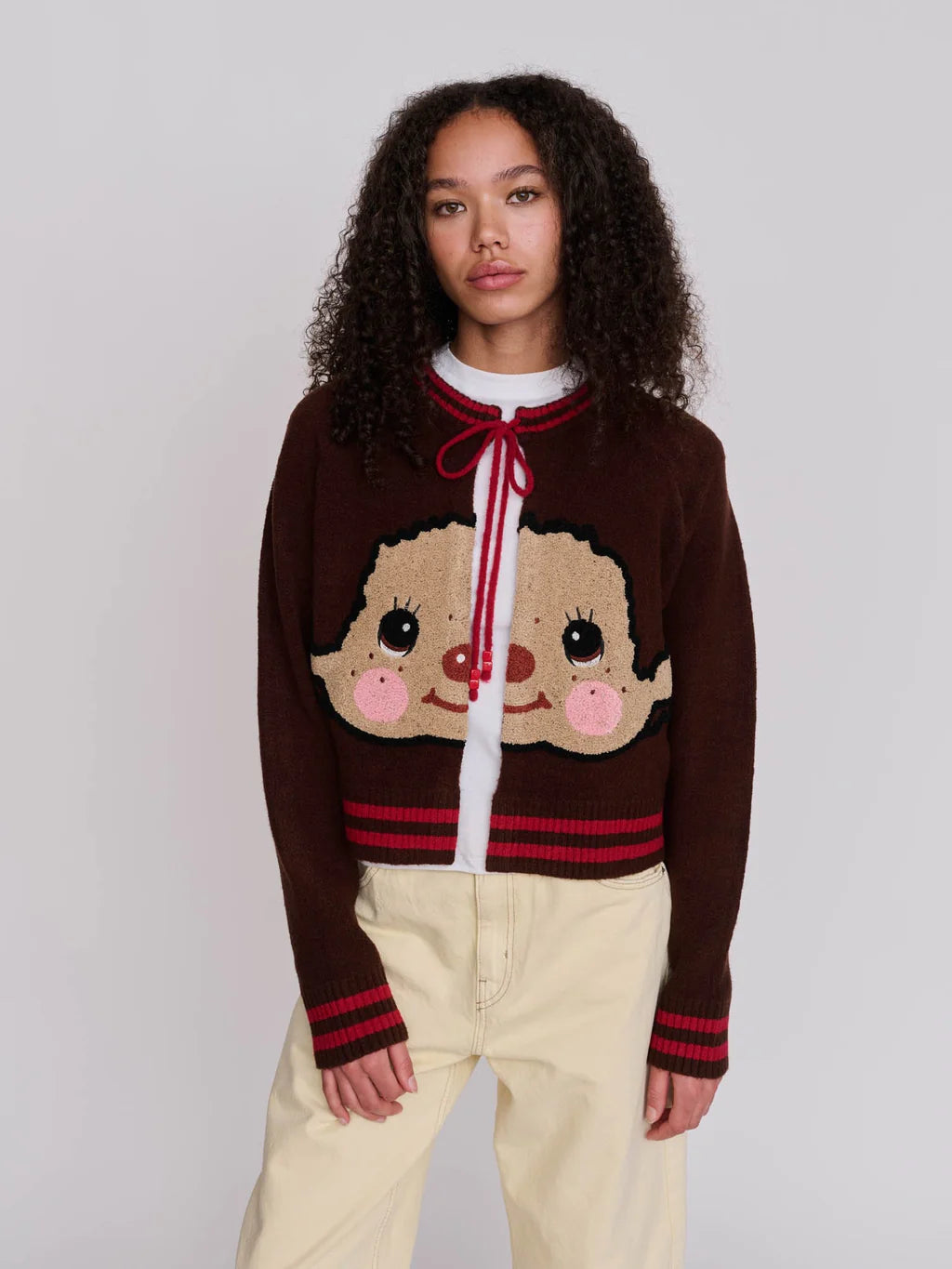 Monchhichi x Lazy Oaf Cardigan - PRE-ORDER